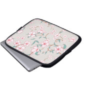 Muster 6 der Creepe-Blume Laptopschutzhülle (Vorne Knopf)