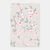 Muster 6 der Creepe-Blume Post-it Klebezettel (Vorderseite)