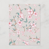 Muster 6 der Creepe-Blume Postkarte (Vorderseite)