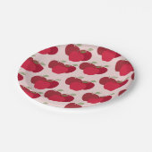 Muster 7" für Party oder Veranstaltungen Pappteller (Schrägansicht)