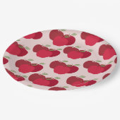 Muster 9" für Party oder Veranstaltungen Pappteller (Schrägansicht)