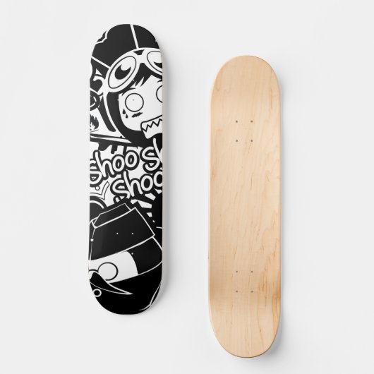 Muster A.S.D Skateboard (Vorderseite)