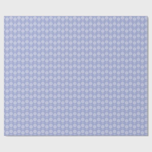 Muster Abstrakt Art lila Blume Geschenkpapier (Flach)