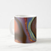 Muster abstrakt braun kaffeetasse (Vorderseite Links)