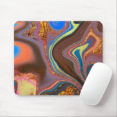 Muster abstrakt braun mousepad (Mit Mouse)