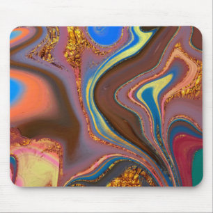 Muster abstrakt braun mousepad