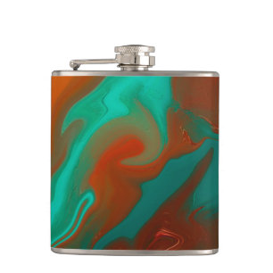 Muster abstrakt flachmann