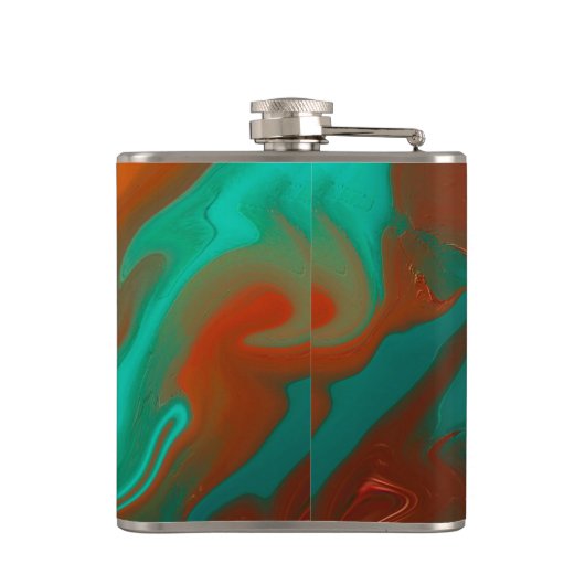 Muster abstrakt. flachmann (Rückseite)