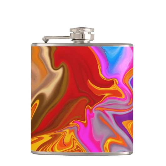 Muster abstrakt. flachmann (Vorderseite)