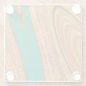 Muster abstrakt. glasuntersetzer (Rückseite)