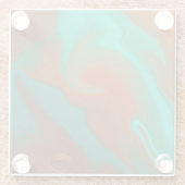 Muster abstrakt. glasuntersetzer (Rückseite)