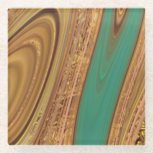 Muster abstrakt. glasuntersetzer (Vorderseite)