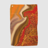 Muster abstrakt. golfhandtuch (Vorderseite)