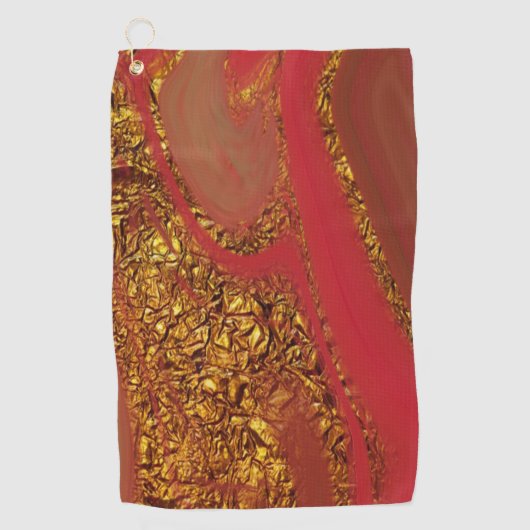 Muster abstrakt. golfhandtuch (Vorderseite)