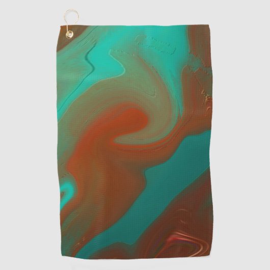 Muster abstrakt. golfhandtuch (Vorderseite)