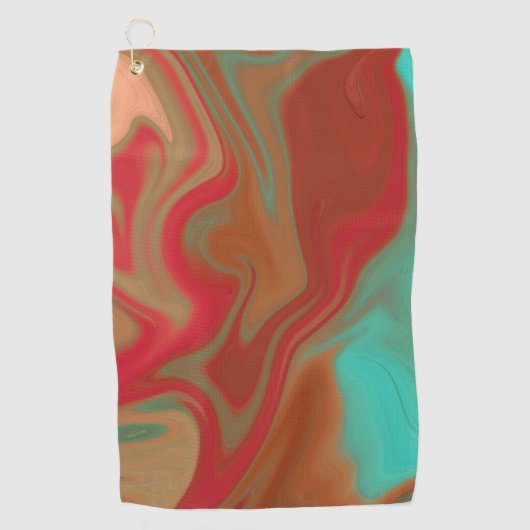 Muster abstrakt. golfhandtuch (Vorderseite)