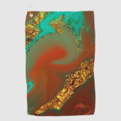 Muster abstrakt. golfhandtuch (Vorderseite)