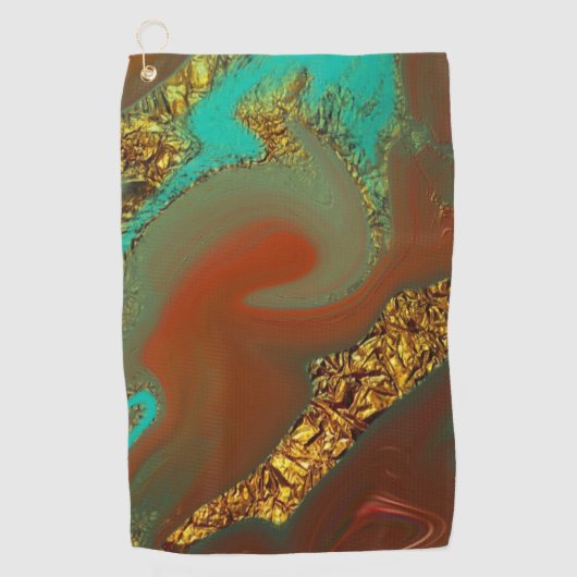 Muster abstrakt. golfhandtuch (Vorderseite)