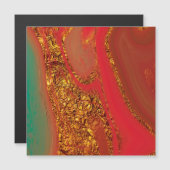 Muster abstrakt. magnetkarte (Vorne/Hinten)