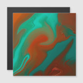 Muster abstrakt. magnetkarte (Vorne/Hinten)