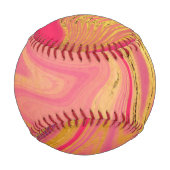 Muster abstrakt marmoriert baseball (Rückseite)