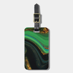 Muster abstrakt marmoriert gepäckanhänger