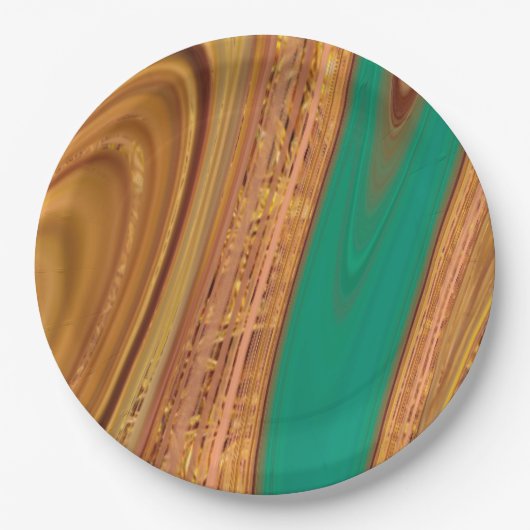 Muster abstrakt. pappteller (Vorderseite)