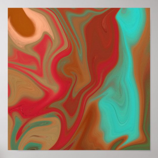 Muster abstrakt. poster (Vorne)