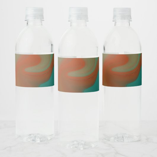 Muster abstrakt. wasserflaschenetikett (Flaschen)