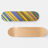 Muster abstrakte Streifen #2 Skateboard (Horizontal)
