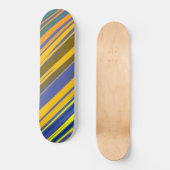 Muster abstrakte Streifen #2 Skateboard (Vorderseite)