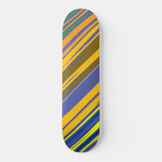 Muster abstrakte Streifen #2 Skateboard (Vorderseite)