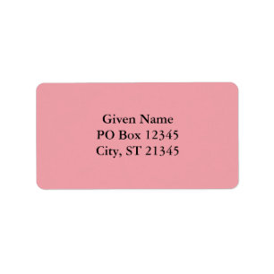 Muster Adressaufkleber