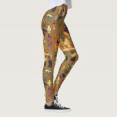 Muster altertümliches ägyptisches Hieroglyphiksymb Leggings (Rechts)