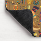 Muster altertümliches ägyptisches Hieroglyphiksymb Mousepad (Ecke)