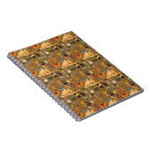 Muster altertümliches ägyptisches Hieroglyphiksymb Notizblock (Rechte Seite)