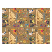Muster altertümliches ägyptisches Hieroglyphiksymb Tischdecke (Vorderseite (Horizontal))