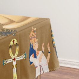 Muster altertümliches ägyptisches Hieroglyphiksymb Tischdecke