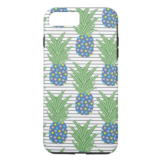 Muster-Ananas Case-Mate iPhone Hülle (Rückseite)