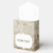 Muster - antiker Grunge Stil + Text Geschenkschachtel (Geöffnet)
