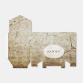 Muster - antiker Grunge Stil + Text Geschenkschachtel (Ungefaltet)