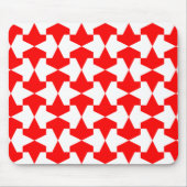Muster antiker rot-weißer muslimischer Mamluks Mousepad (Vorne)