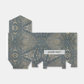 Muster - antiker Stil + Text Geschenkschachtel (Ungefaltet)