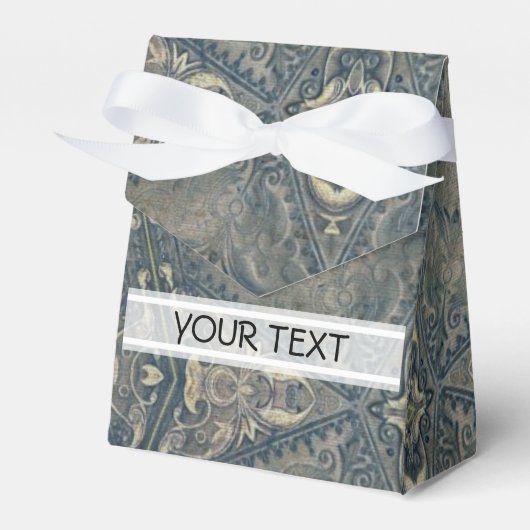 Muster - antiker Stil + Text Geschenkschachtel (Vorderseite)