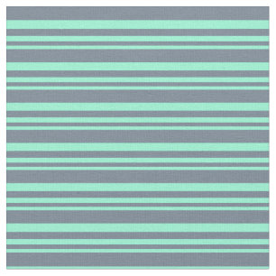 Muster Aquamarine und Schiefergraue Linien/Streife Stoff