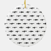 Muster AR15 Keramik Ornament (Hinten)