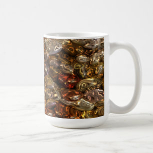 Muster ART - Golden River Stones Kaffeetasse