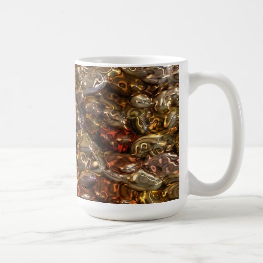 Muster ART - Golden River Stones Kaffeetasse (Rechts)