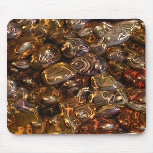 Muster ART - Golden River Stones Mousepad (Vorne)