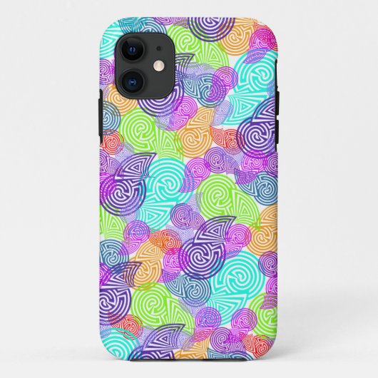 Muster Art Labyrinths - pastellfarben Case-Mate iPhone Hülle (Rückseite)